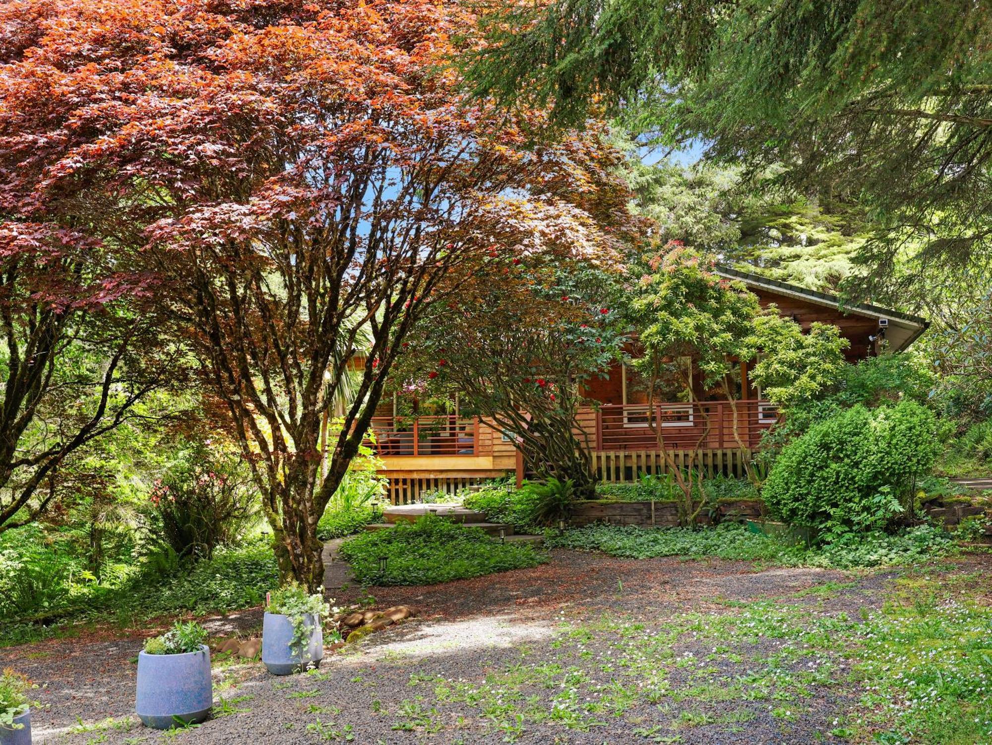 Woods Waves: Luxury Coast Cabin King Beds Pets Tillamook Exterior photo